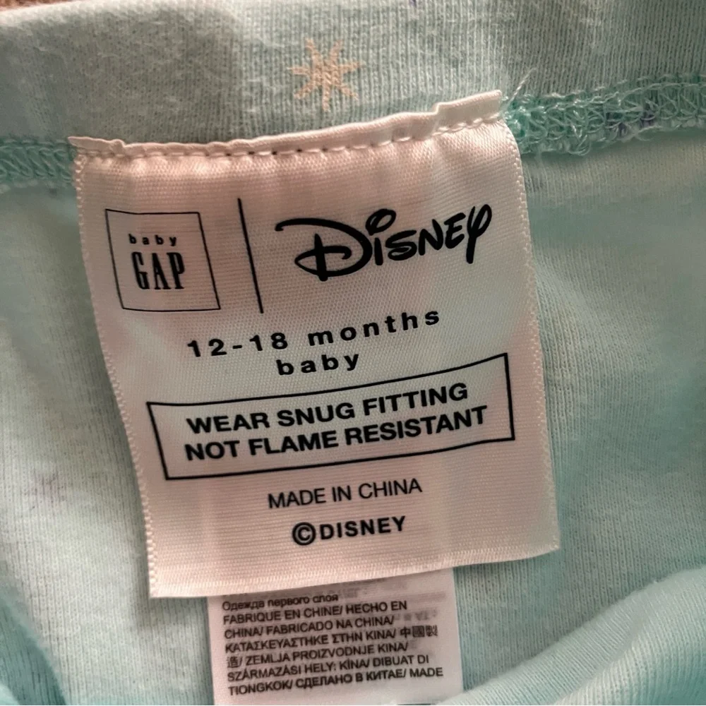 Baby GAP Frozen Pajama Set 12-18M